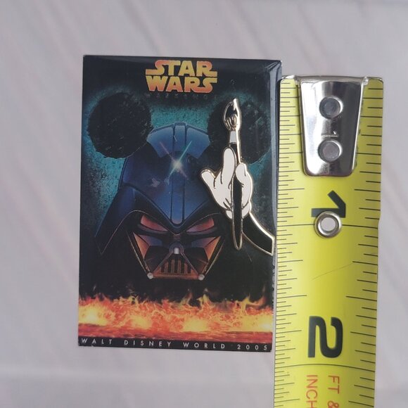 Disney WDW Star Wars Weekend 2005 Logo Mickey & Darth Vader LE 7000 Pin - Picture 13 of 13